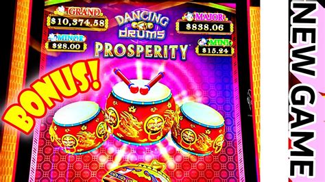 Dancing drums prosperity slot machine